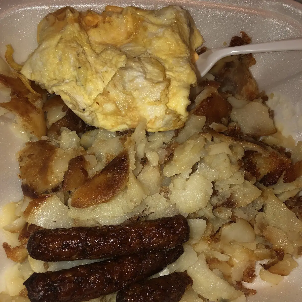Sausage Eggs Hash Browns