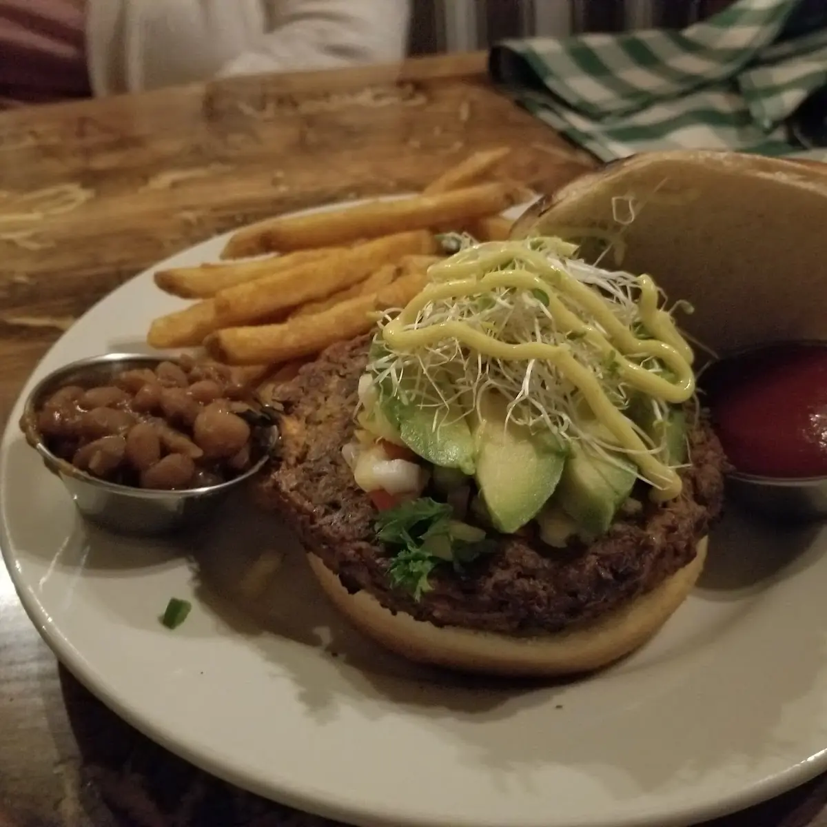 Common Man Veggie Burger