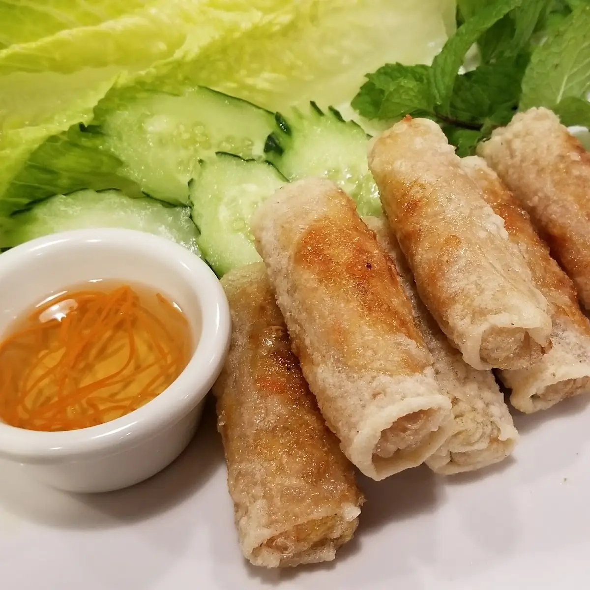 Appetizers Spring Rolls Poh Pia Tod