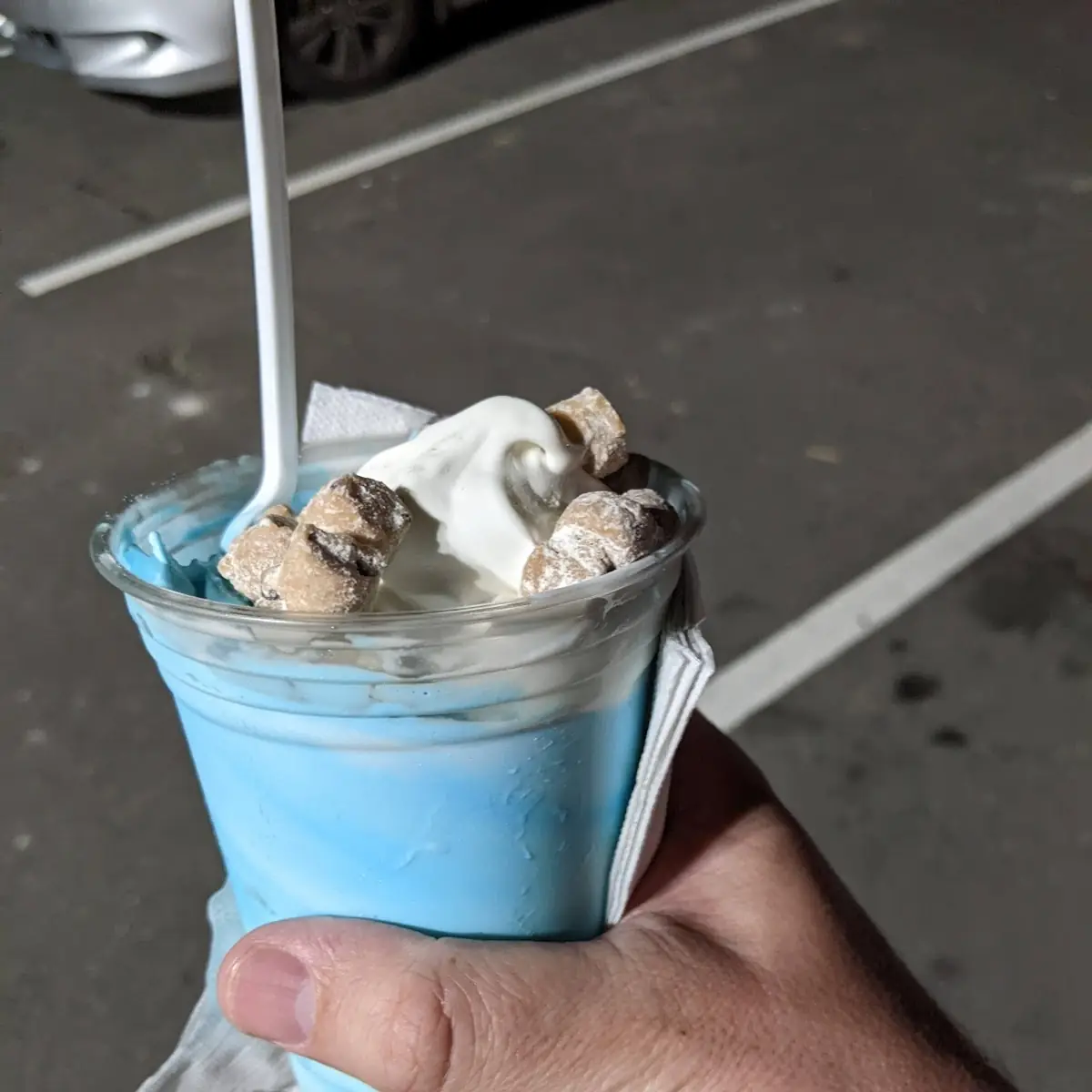 Blue Raspberry Cookie Dough Twirl