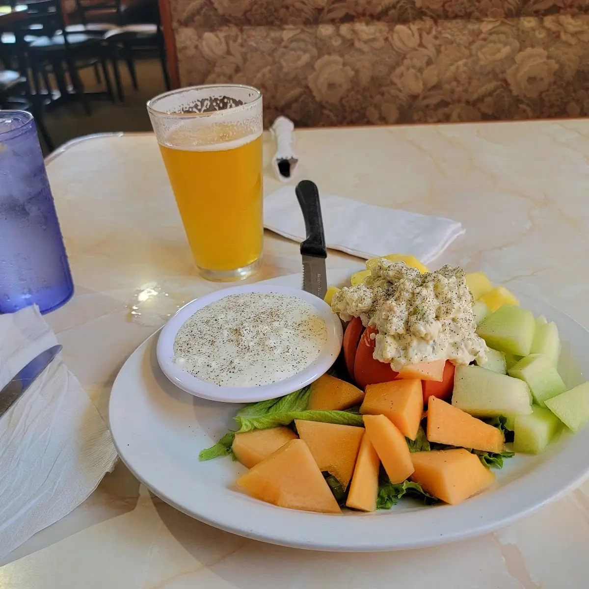 Stuffed Tomato with Chicken Salad
