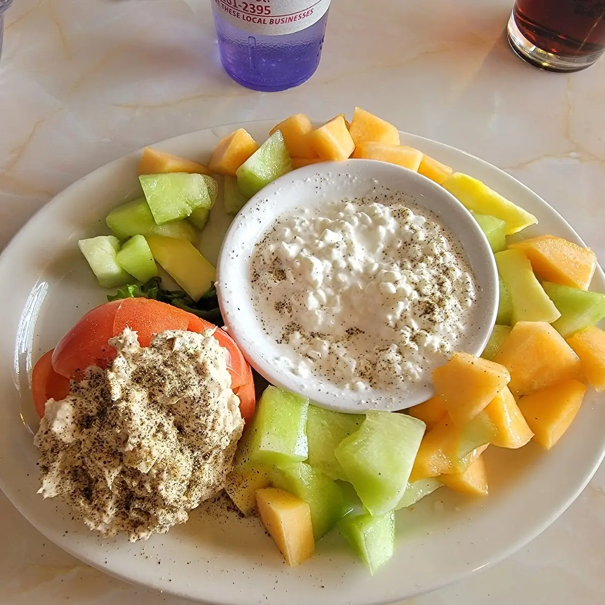 Stuffed Tomato with Tuna Salad