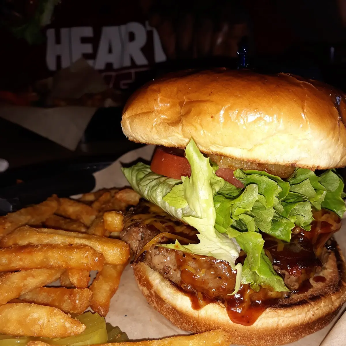 Texas Burger and Fries