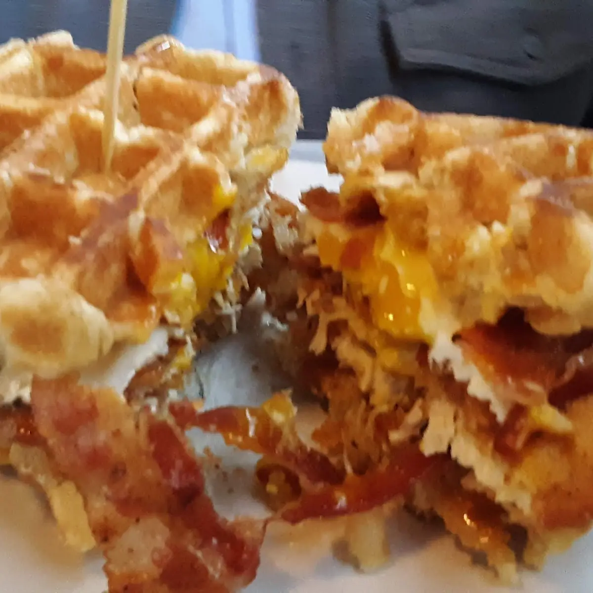 Waffle & Chicken Sandwich