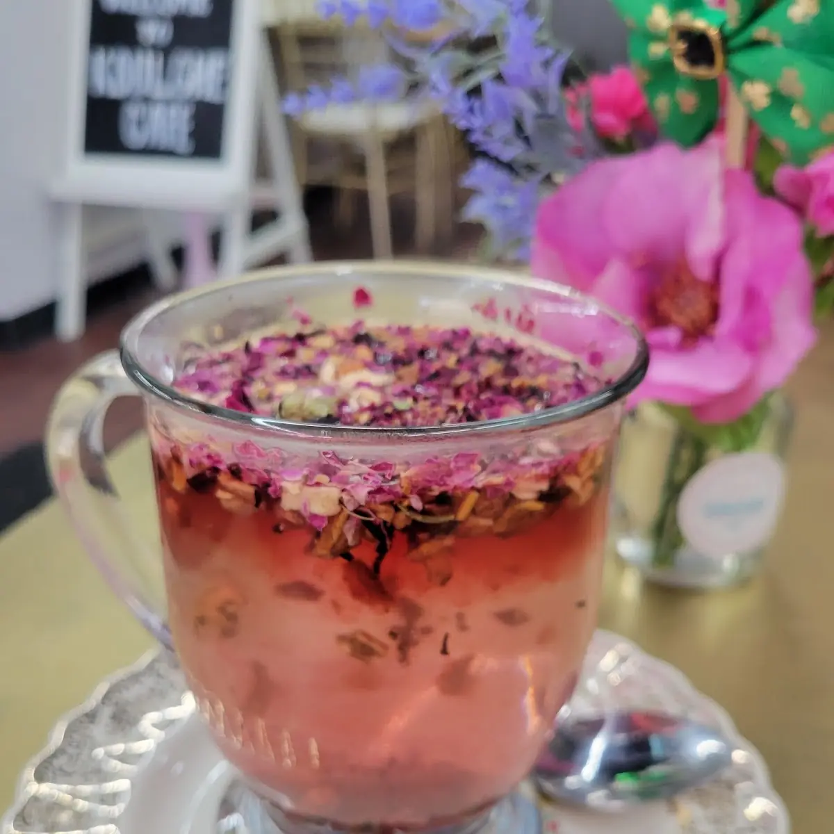 Rose Hot Tea
