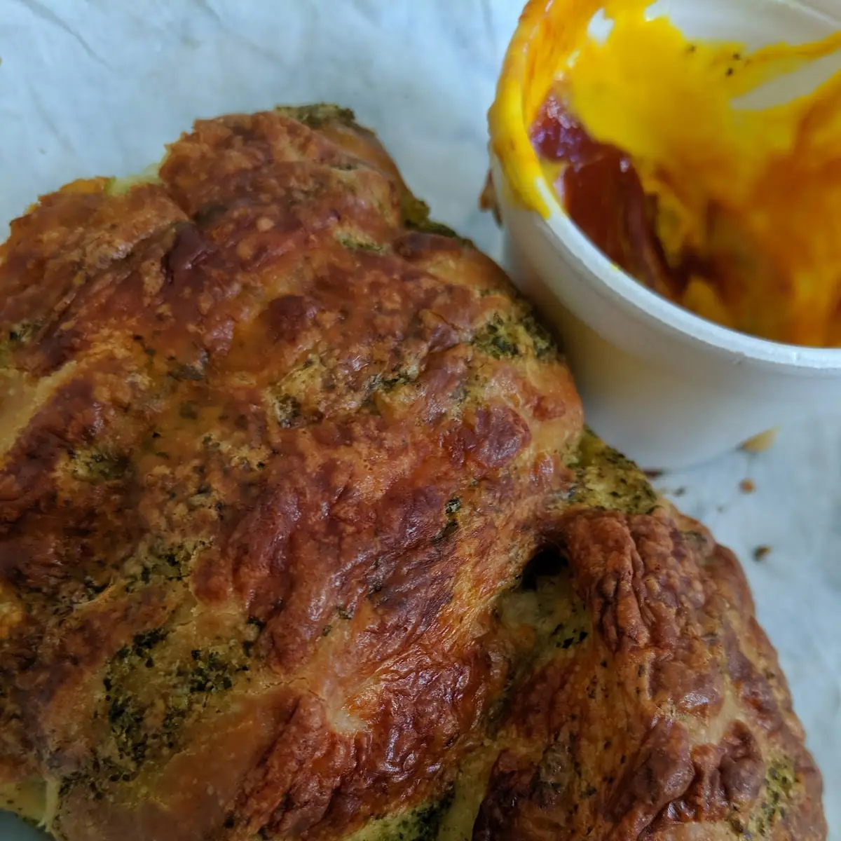 Pesto Bagel Dog