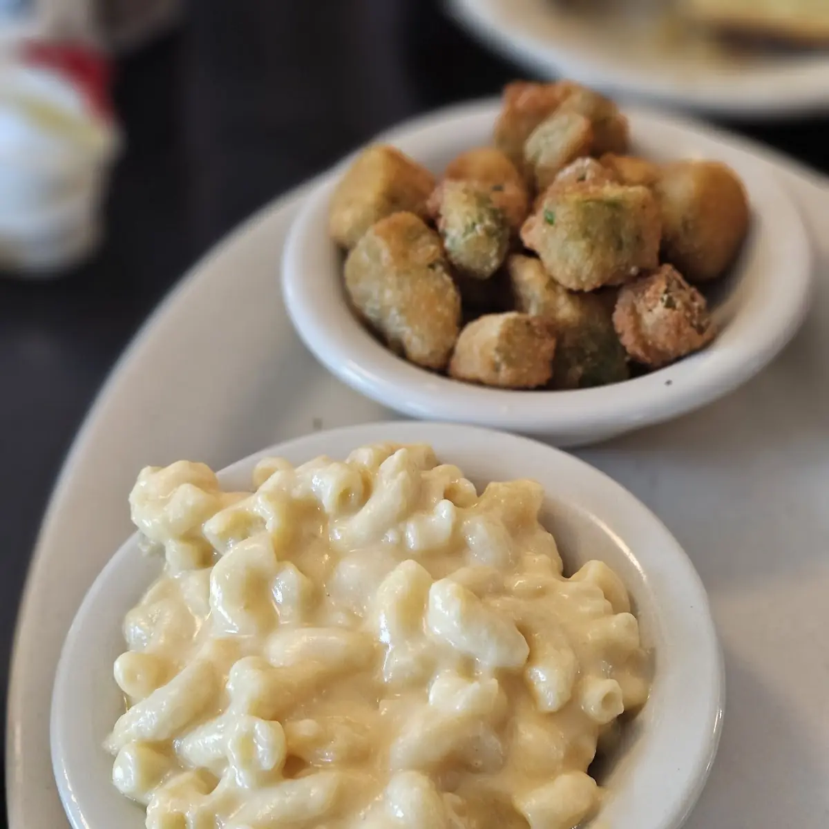 Mashed Potato and Mac and Cheese