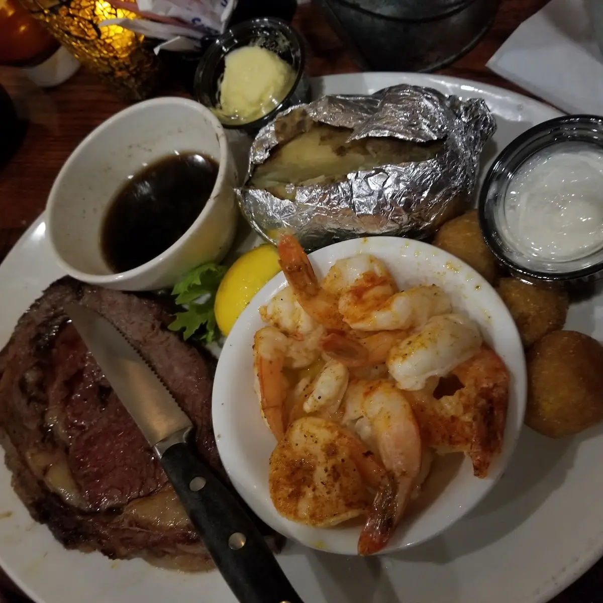 Shrimp and Steak