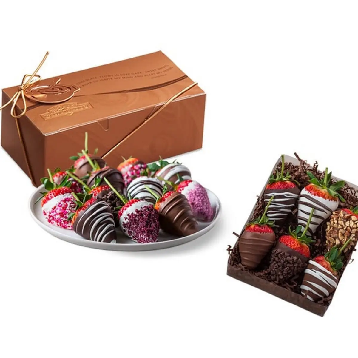 1 2 Dozen Chocolate Dipped Strawberries