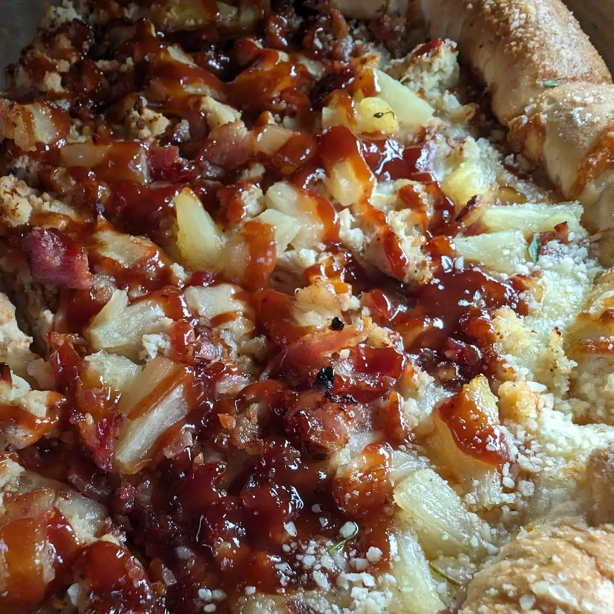 Hawaiian BBQ Chicken Pizza