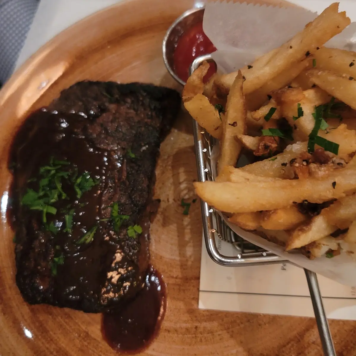 Angus Grass Fed Ribeye Steak Frites