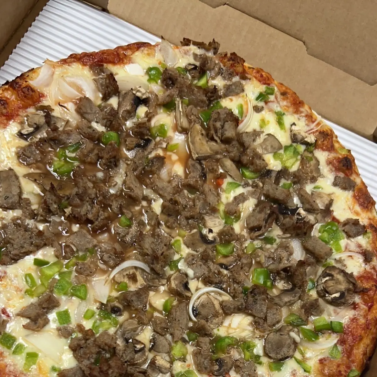 Philly Cheese Steak Pizza