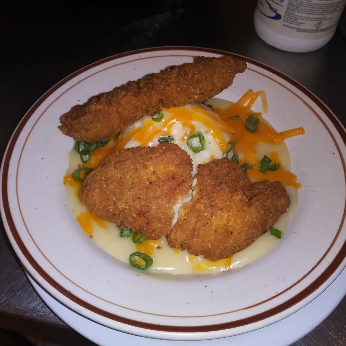Two Eggs Breaded Tenderloin Breakfast