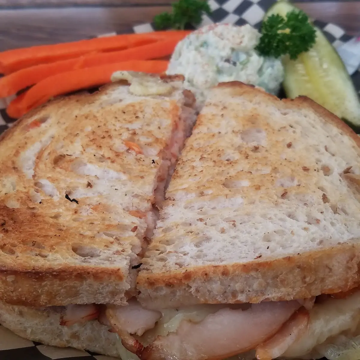 Dungeness Crab or Bay Shrimp Melt