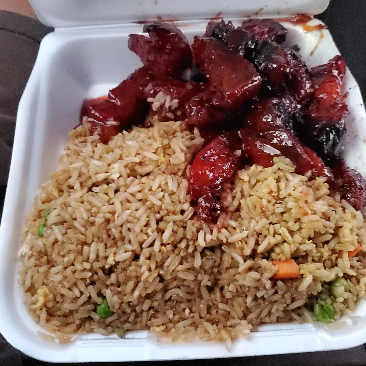 BBQ Pork and Fried Rice Combo