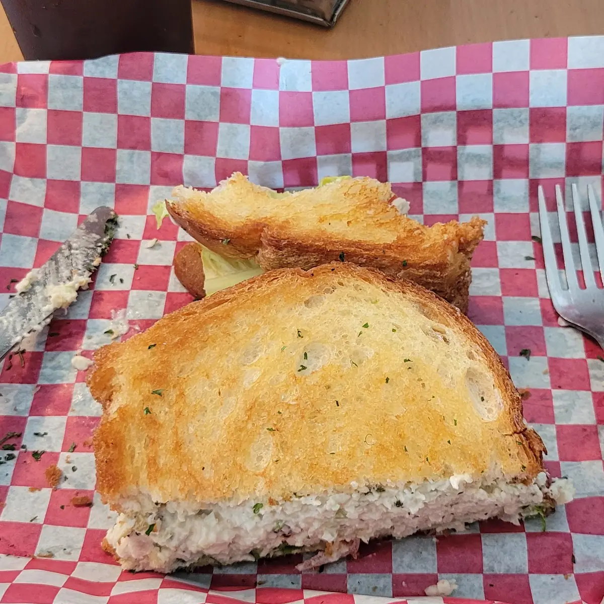 Kickin Chicken Salad Sandwich