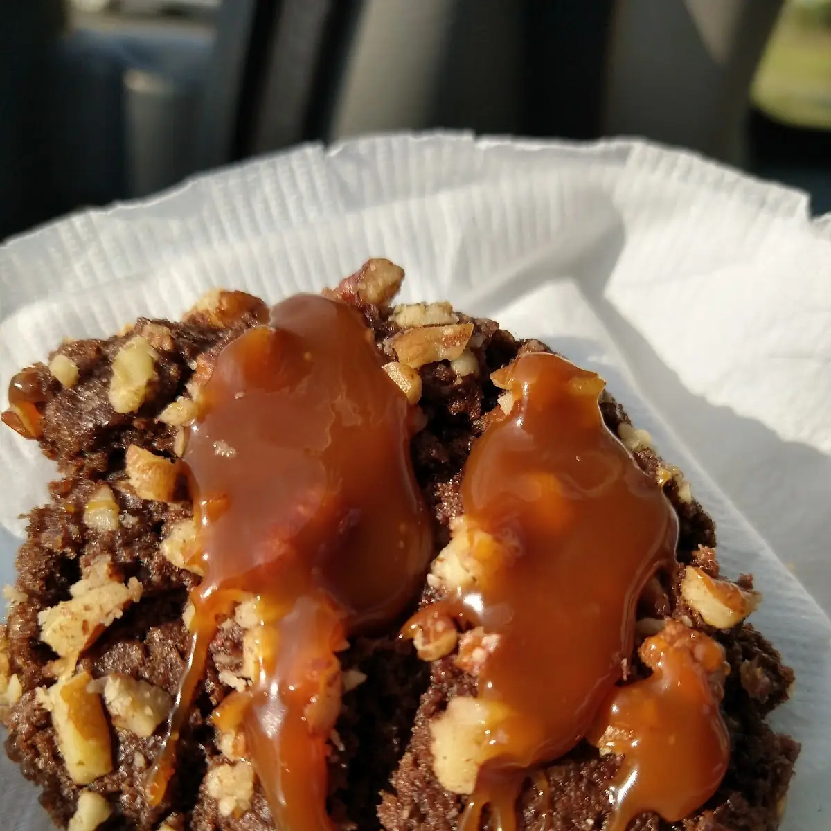 Caramel Salted Caramel Turtle Cookie