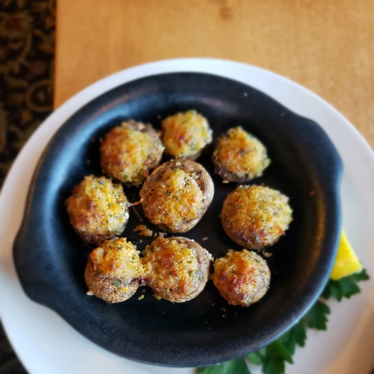 Crab Stuffed Mushrooms