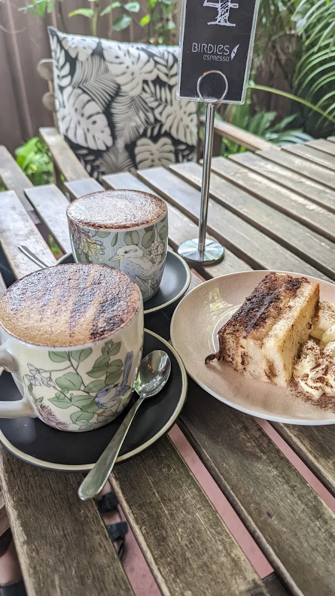 Cappuccino and Tiramisu, Birdies Espresso