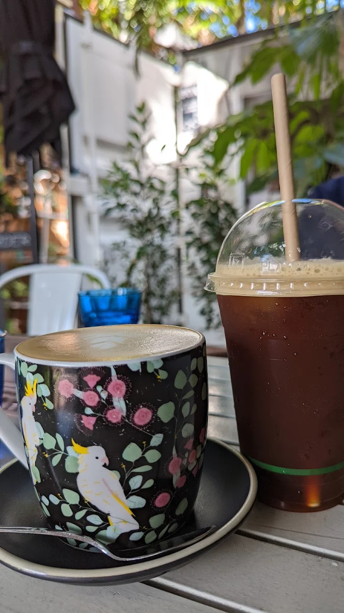 Flat White N Ice Long Black, Birdies Espresso