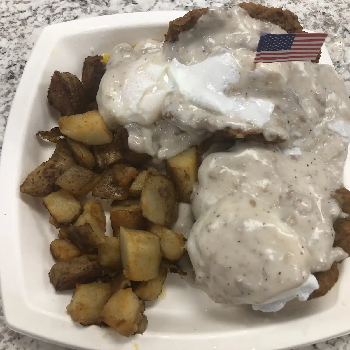 Chicken Fried Steak & Eggs