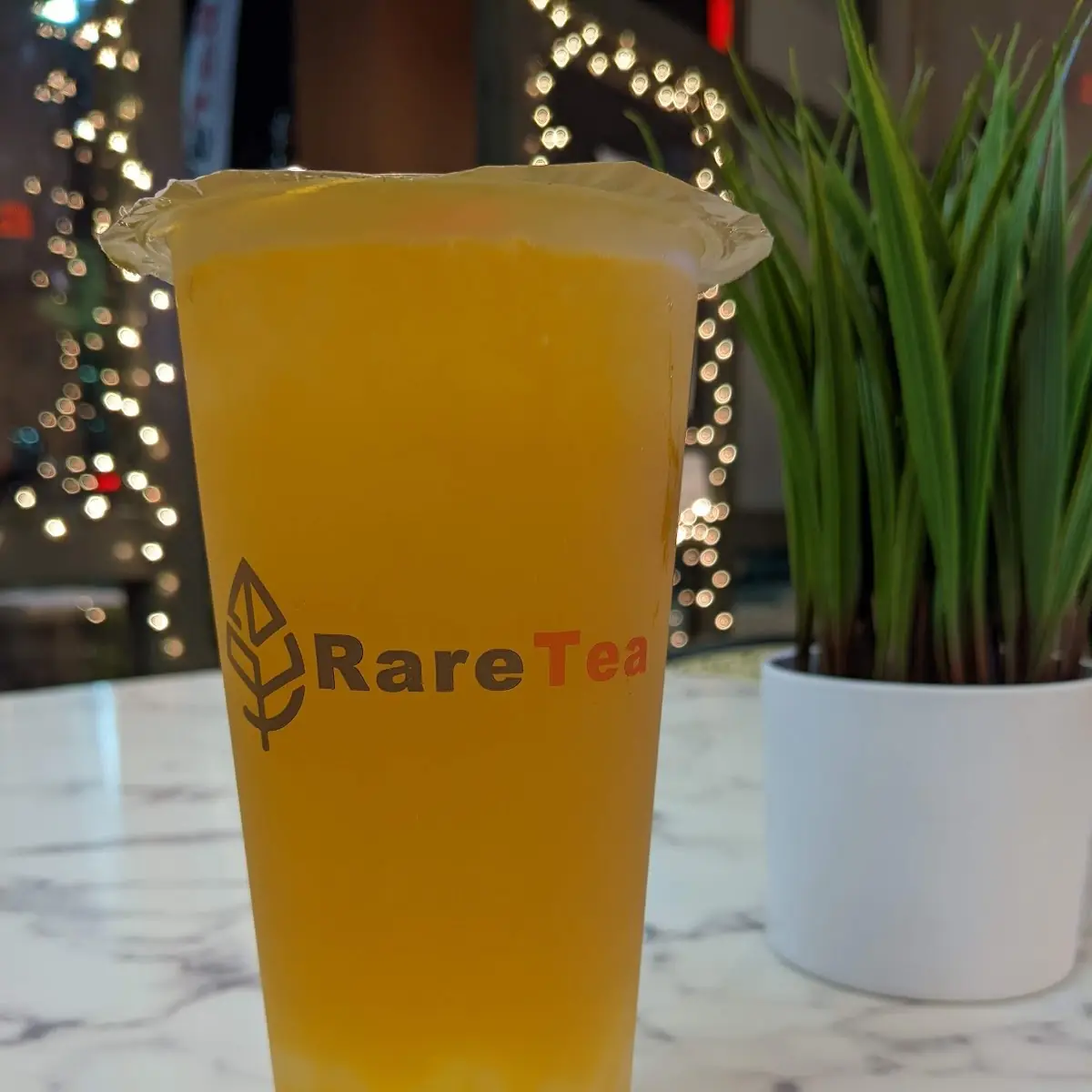 Mango Green Tea Lychee Jelly