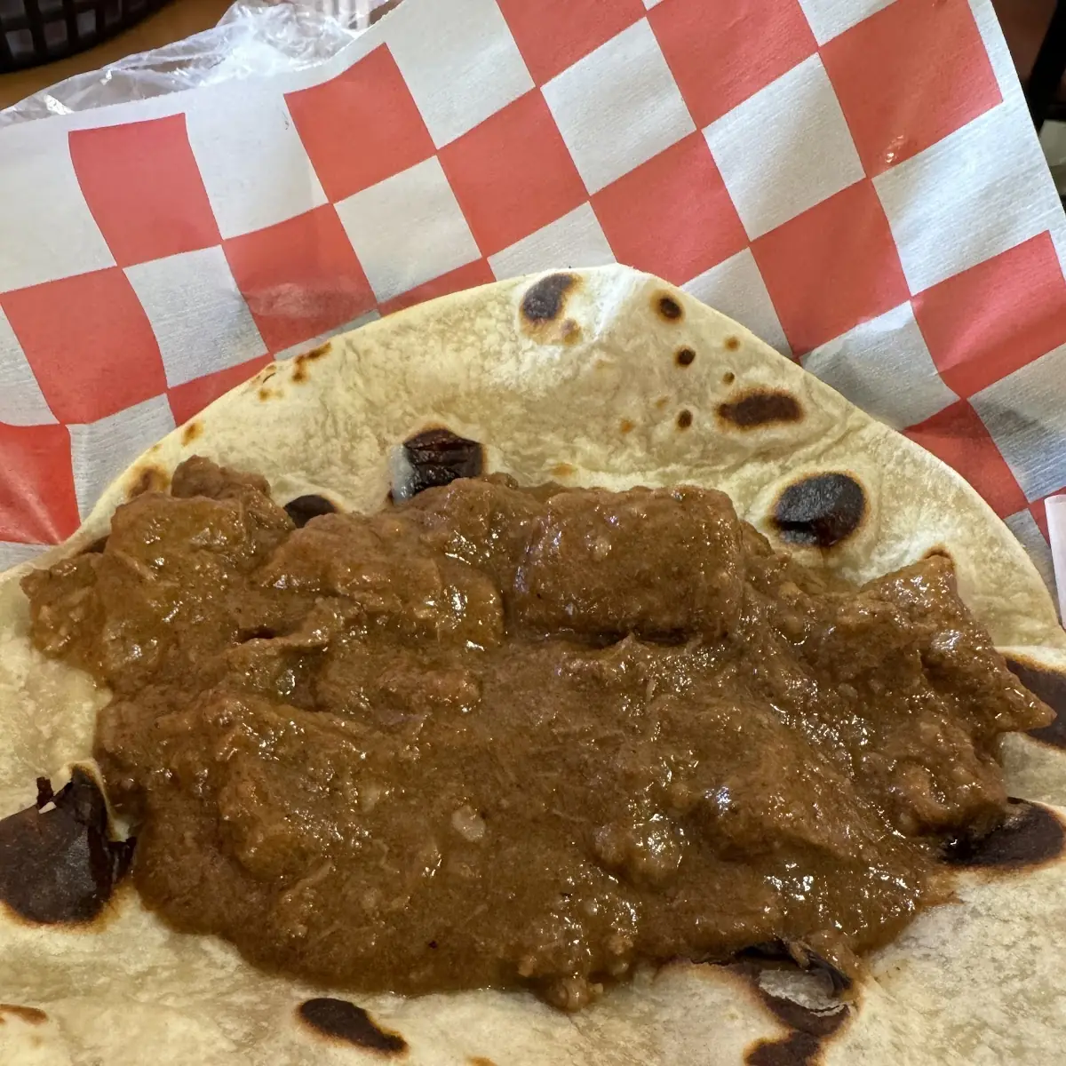 Carne Guisada Taco