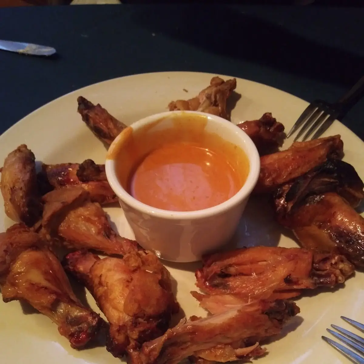 Smoked Wings with Buffalo Sauce