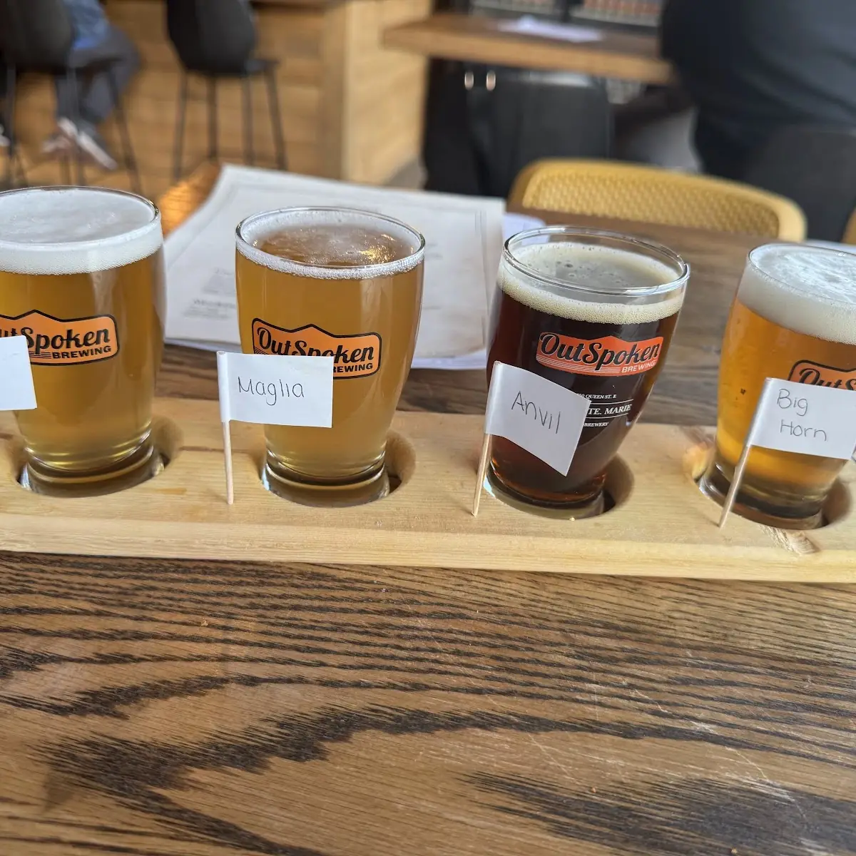 Flight of Beers, Outspoken Brewing