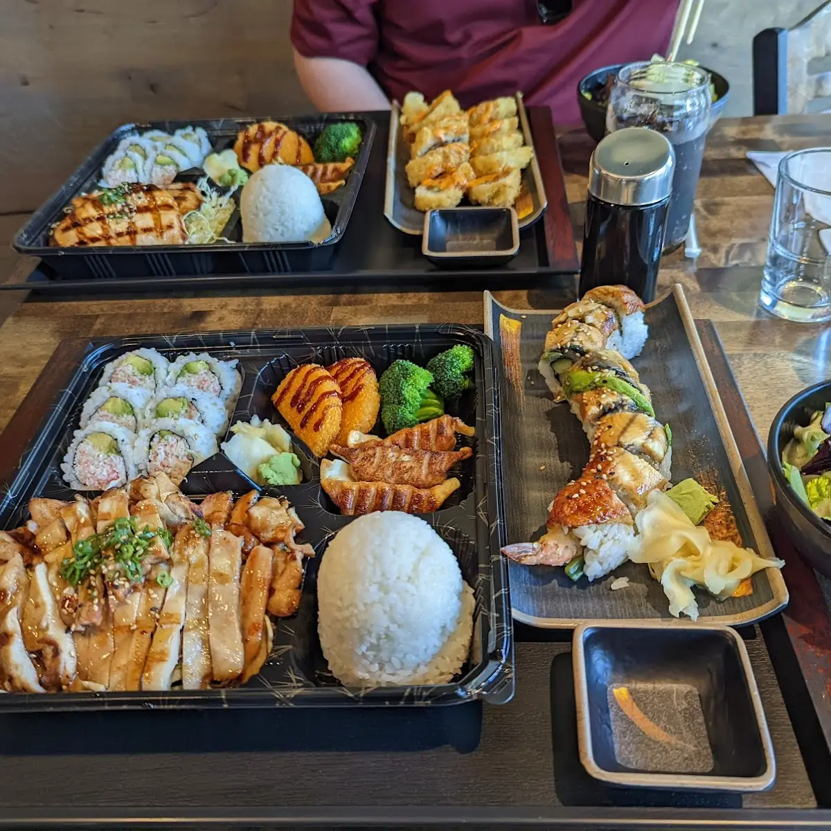 Bento Box and Dragon Roll