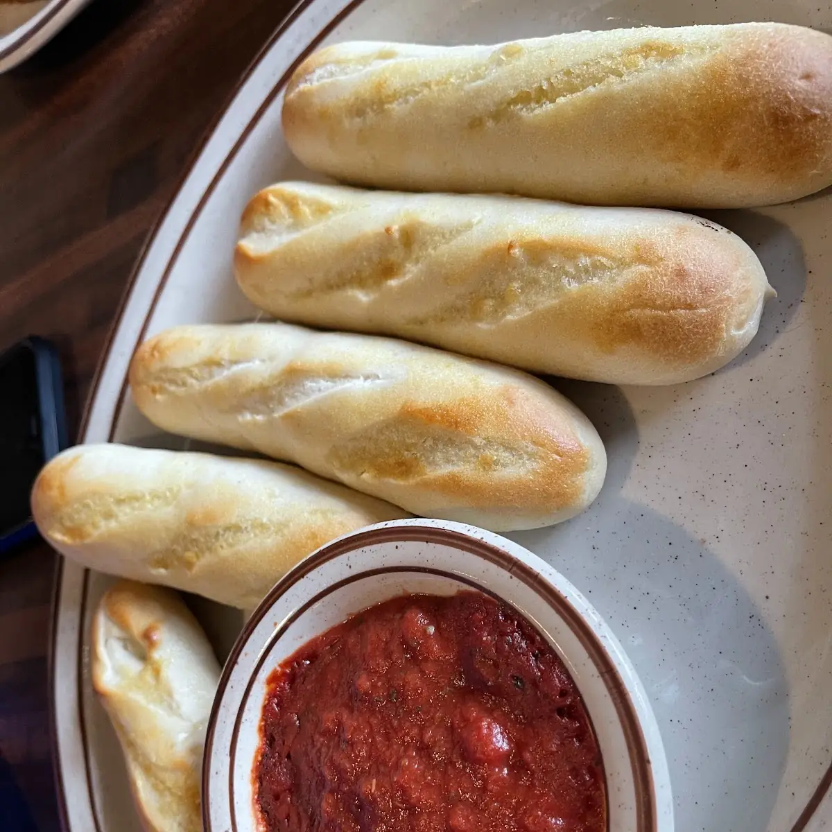Bread Sticks with Marinara