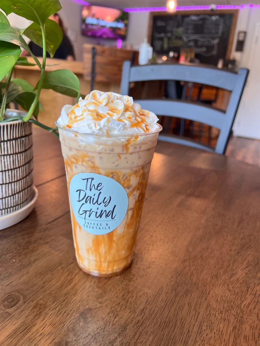 Iced Salted Caramel Latte