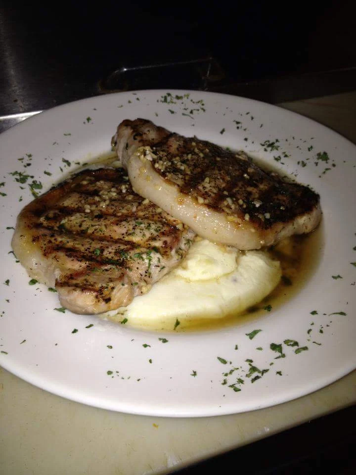 Garlic Pan Fried Pork Chops