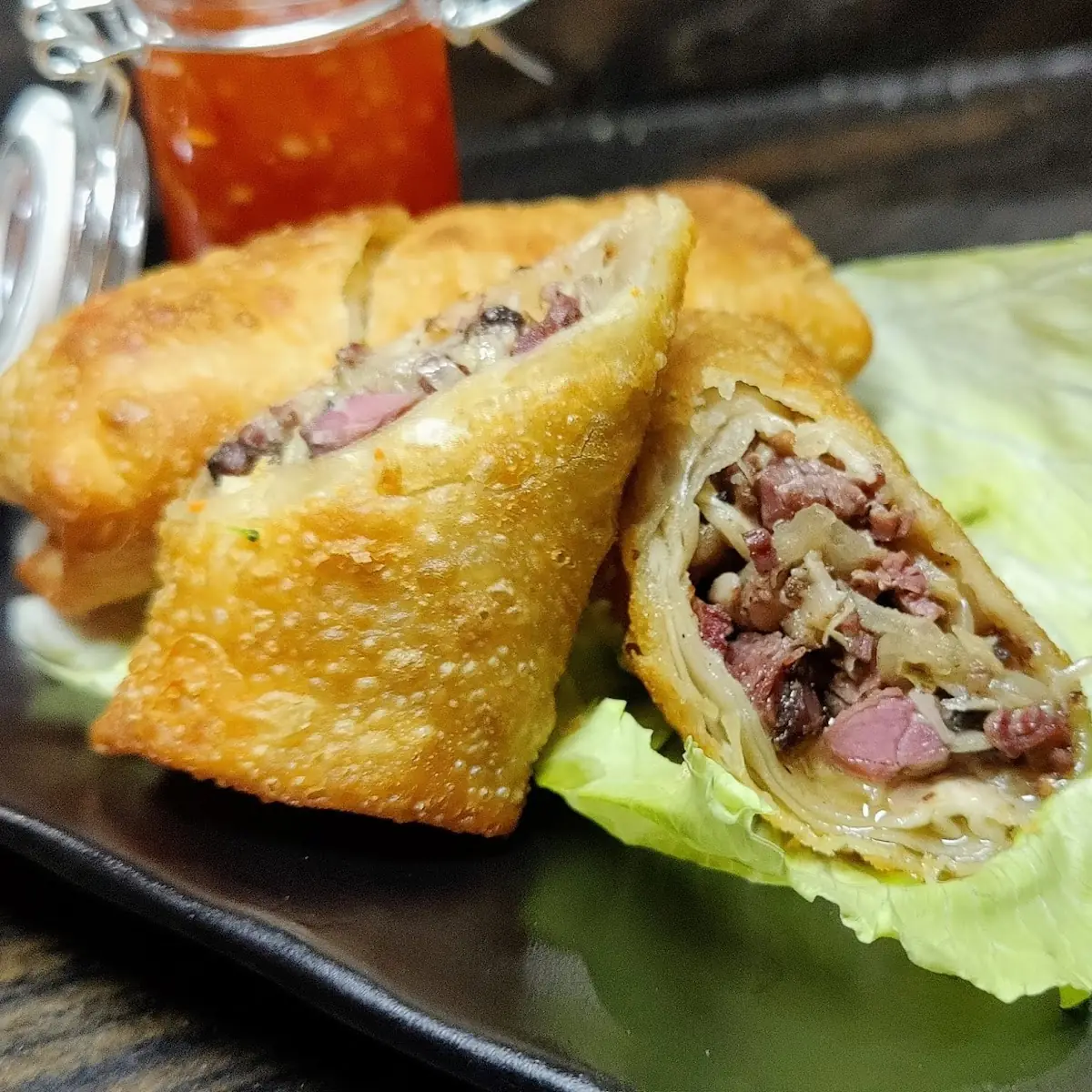 Pastrami Egg Roll 1