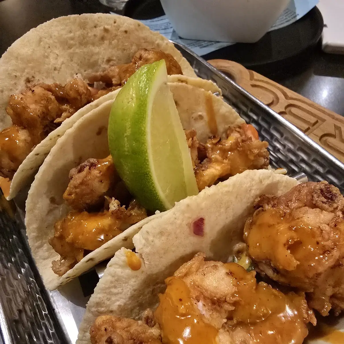 Bang Bang Shrimp Tacos