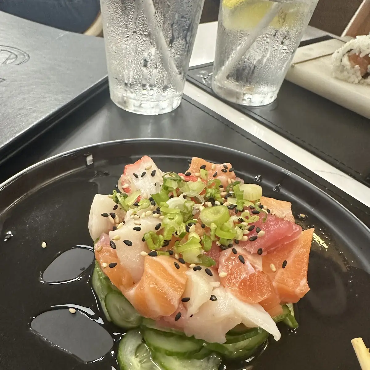 Salmon and Tuna Poke Bowl