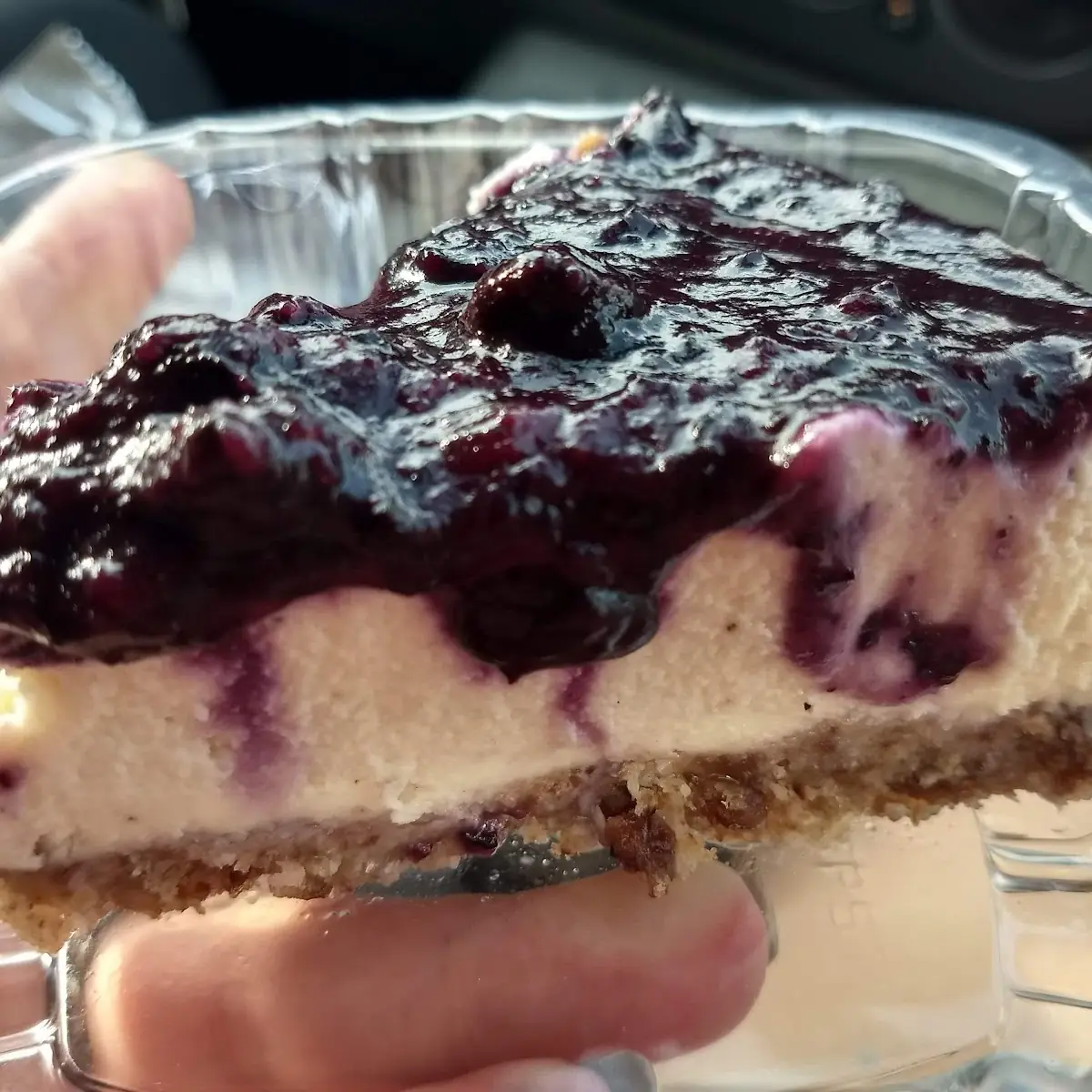 Vegan Cheesecake Slice