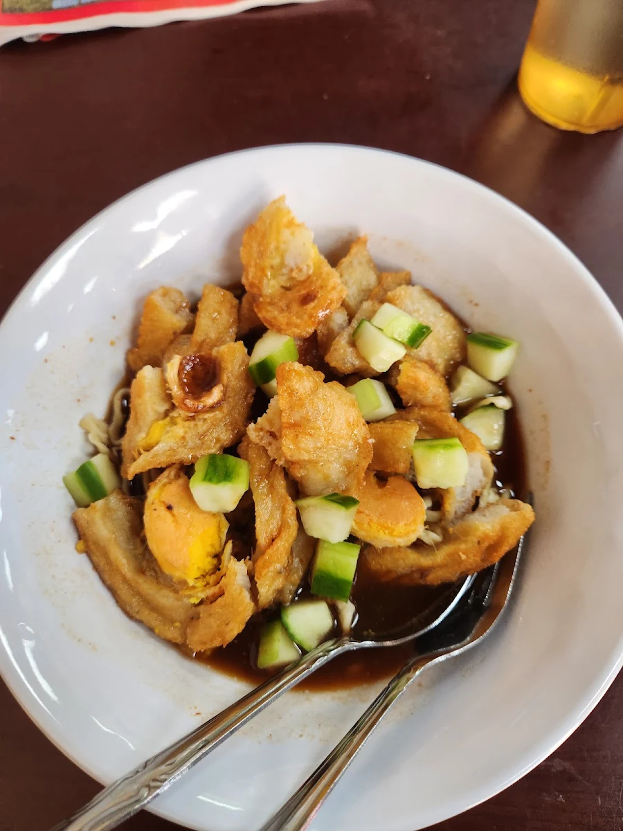 Fried Fish Cake with Egg Pempek Telor