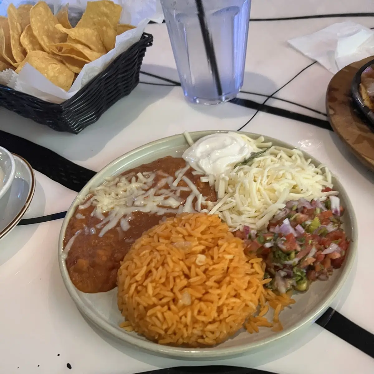 Mexican Rice Beans and Salsa