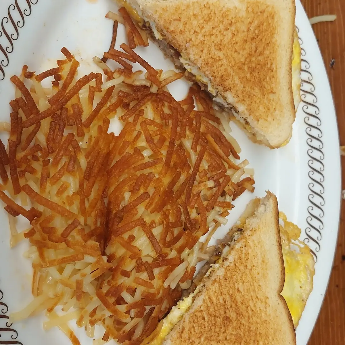 Sausage Egg and Cheese Plate