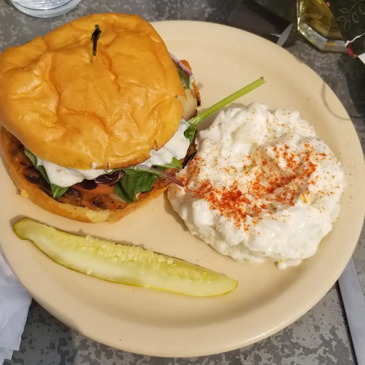 Sweet Potato Black Bean Burger