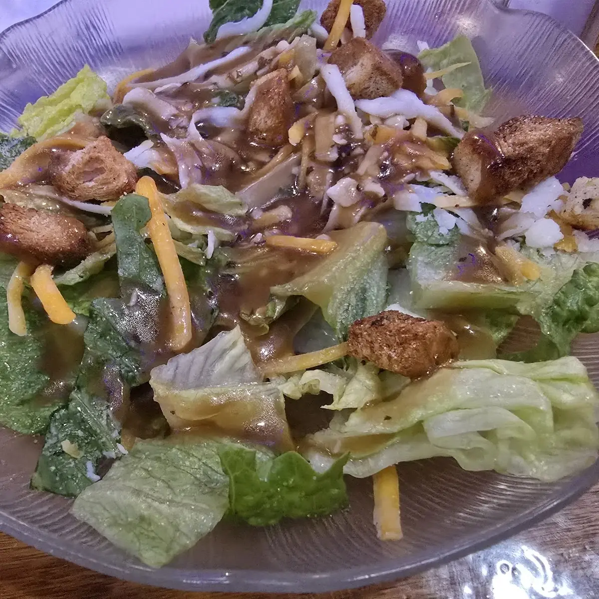 Dinner Salad with Balsamic Vinaigrette Dressing