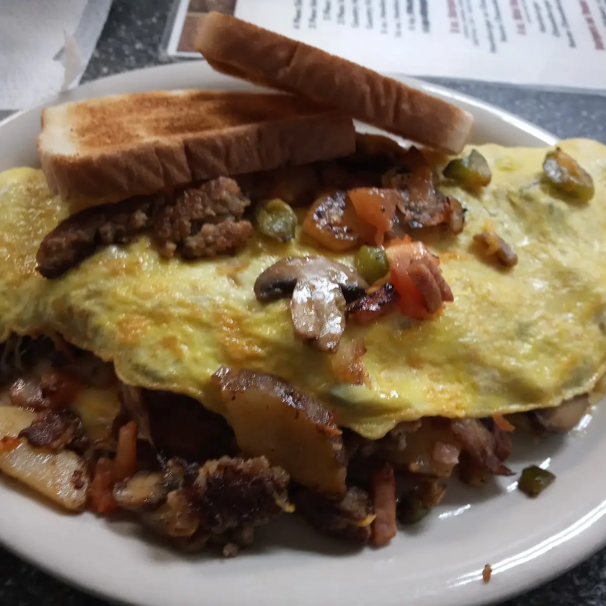Omelette Largest One They Have