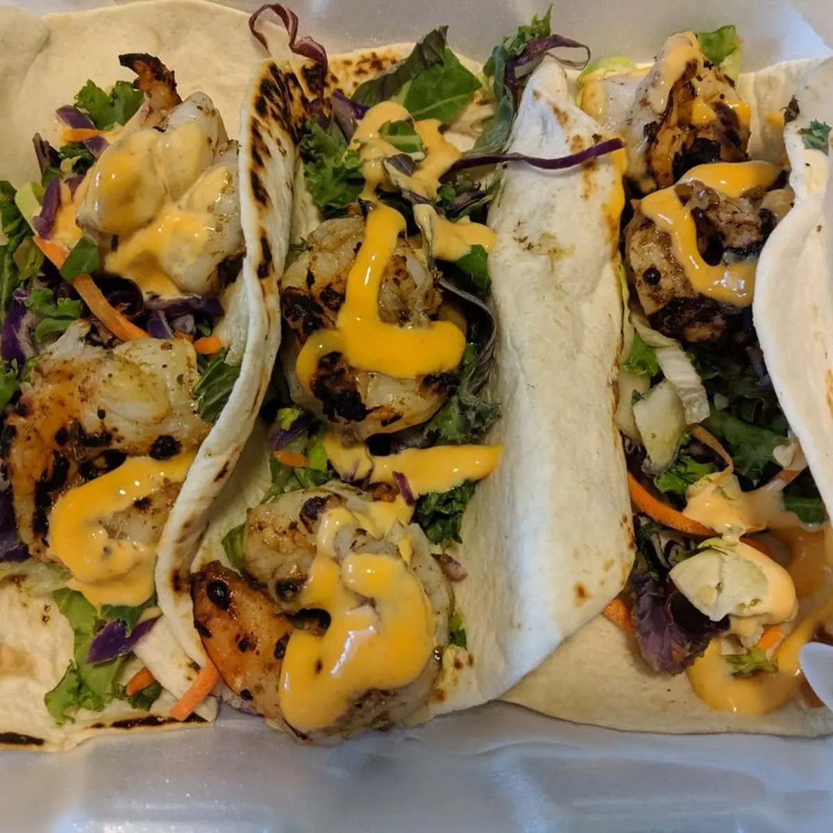 Jerk Shrimp Tacos