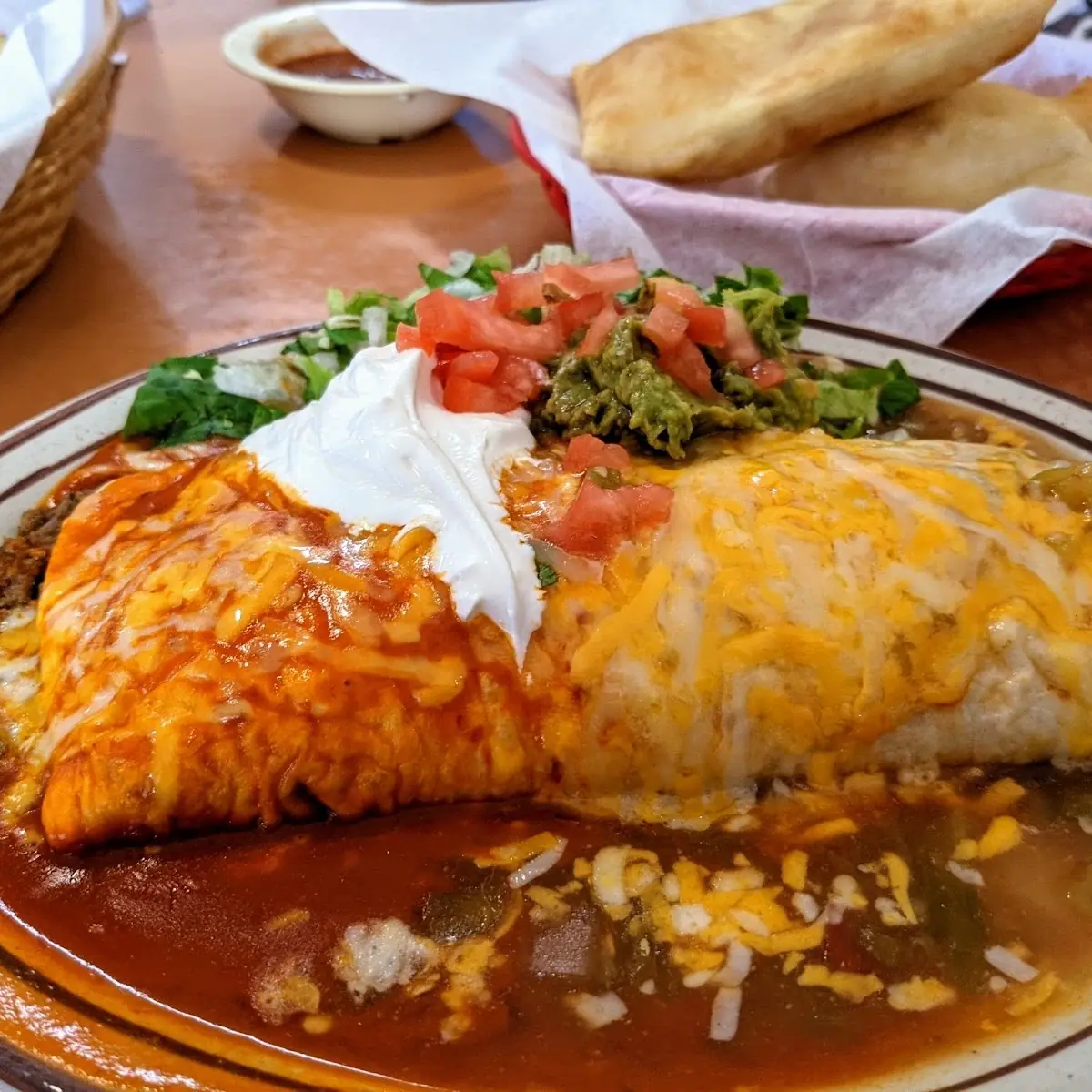 Beef and Beans Burrito Special