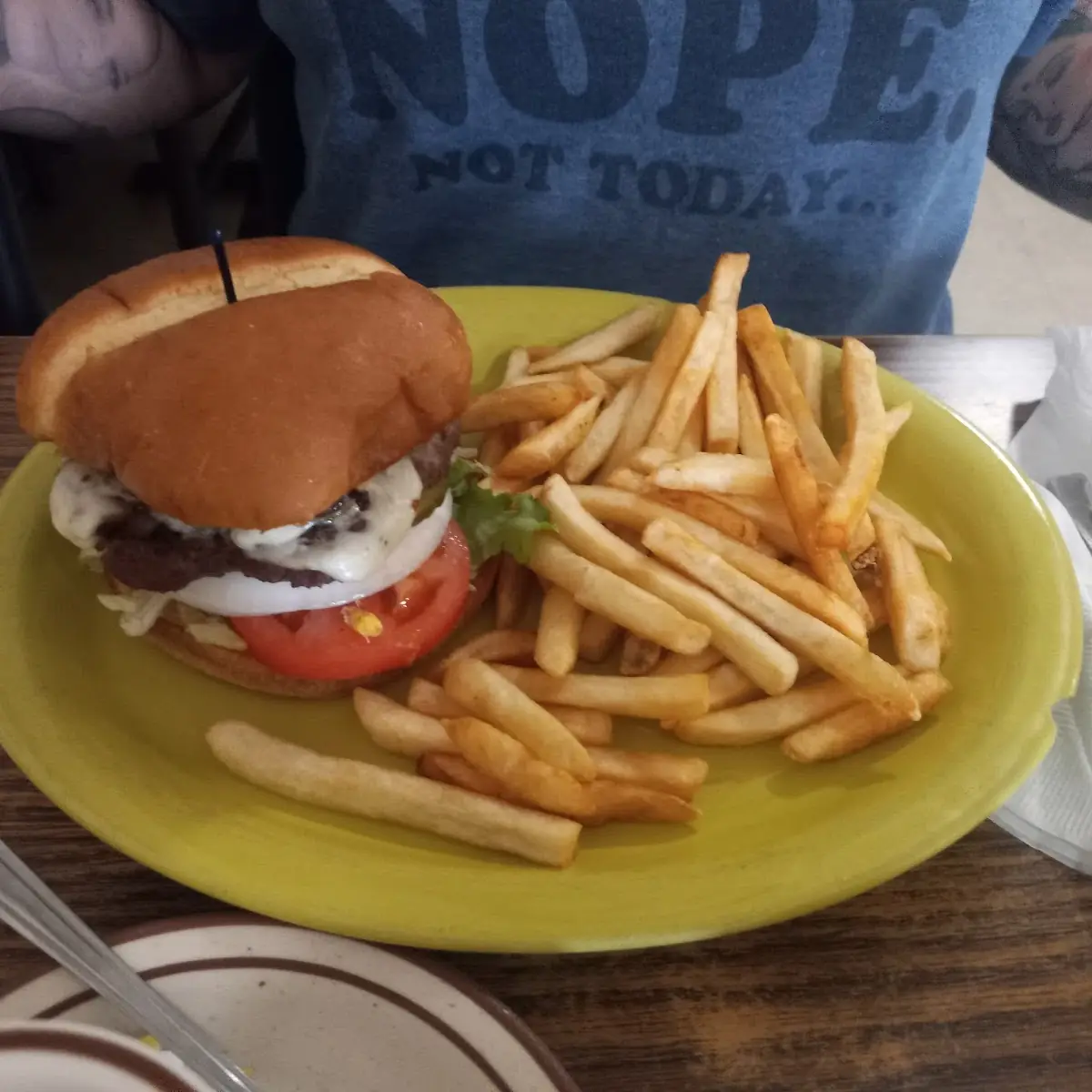 Mushroom Swiss Burger