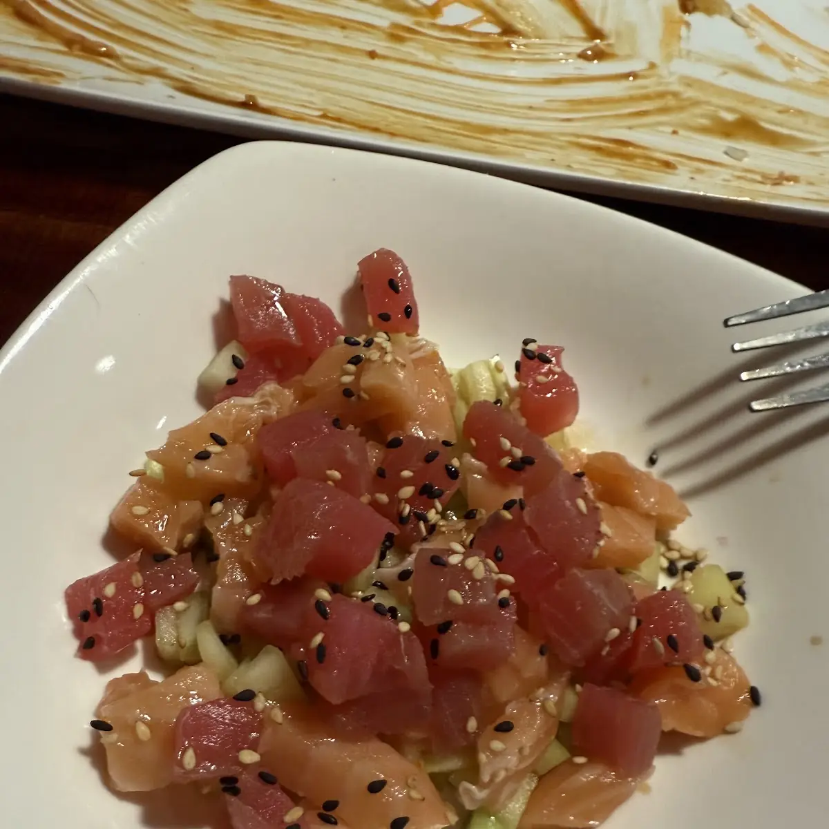 With Spicy Tuna