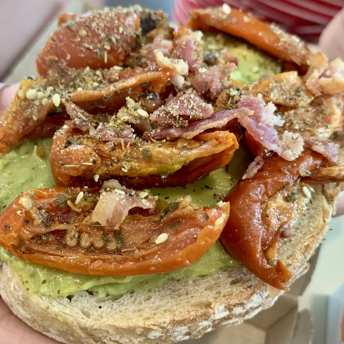 Bacon-Topped Avocado Toast