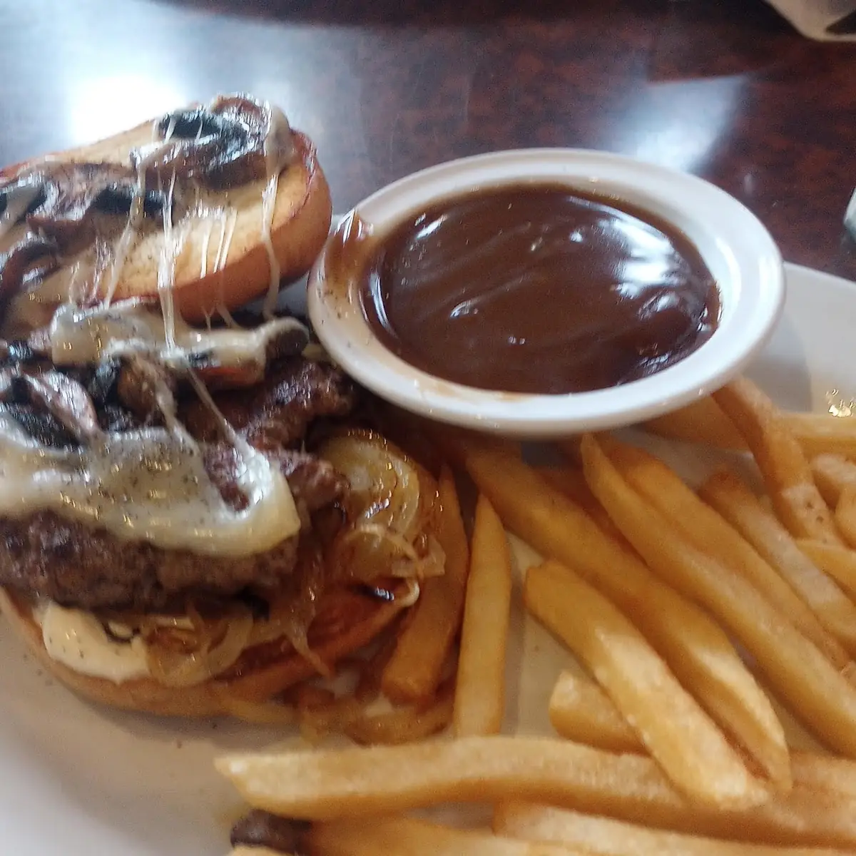 Mushroom & Swiss Burger