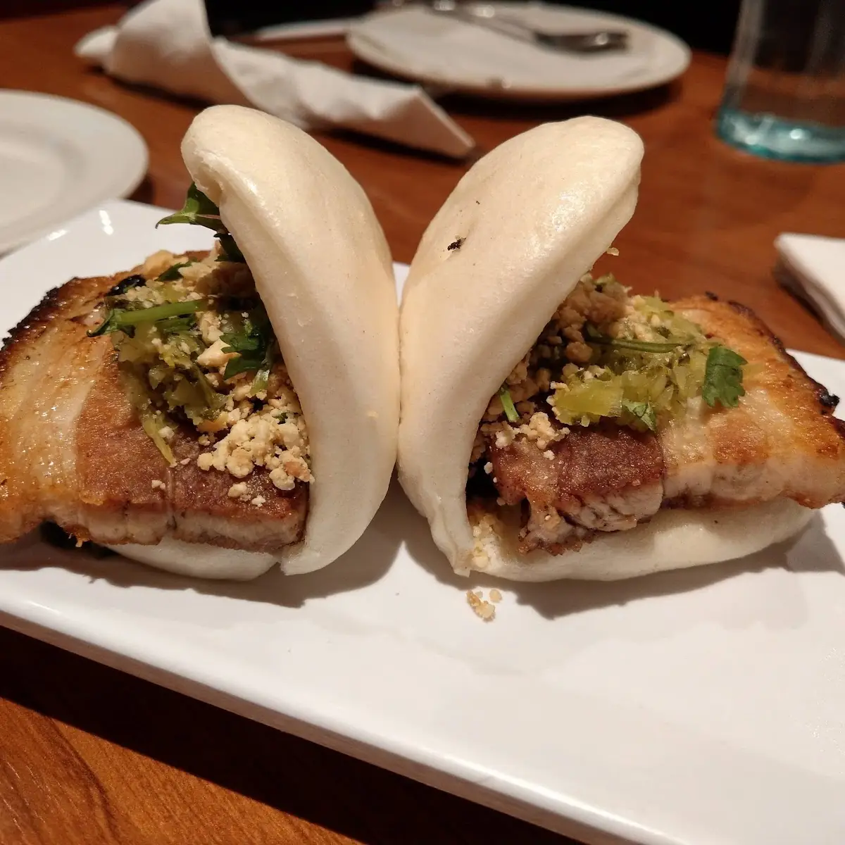 Pork Belly Bao and Peking Duck Bao